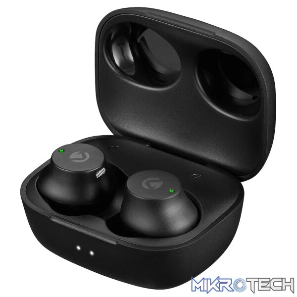 Volkano Taurus Series 2.0 True Wireless Earphones with Charging Case - Black - Image 5