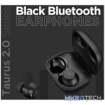 Volkano Taurus Series 2.0 True Wireless Earphones with Charging Case - Black - Image 6