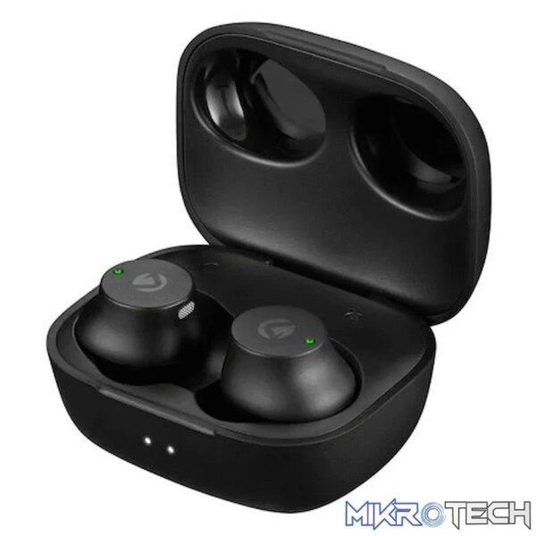 Volkano Taurus Series 2.0 True Wireless Earphones with Charging Case - Black Volkano Taurus Series 2.0 True Wireless Earphones with Charging Case - Black