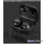 Volkano Taurus Series 2.0 True Wireless Earphones with Charging Case - Black - Image 9