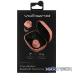 Volkano Taurus Series 2.0 True Wireless Earphones with Charging Case - Pink - Image 12