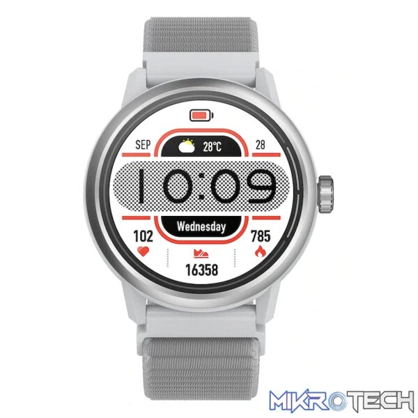 Volkano Tide Series Waterproof Smart Watch - Silver Volkano Tide Series Waterproof Smart Watch - Silver