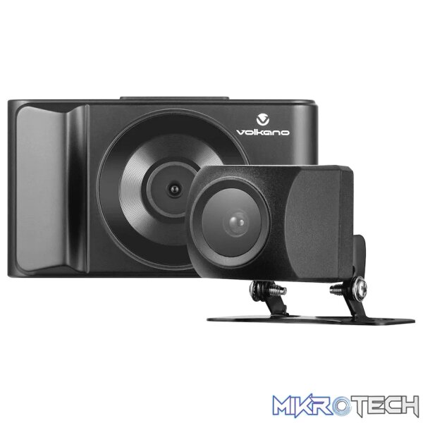 Volkano Trueview Series Dash Camera Front + Rear - Image 2