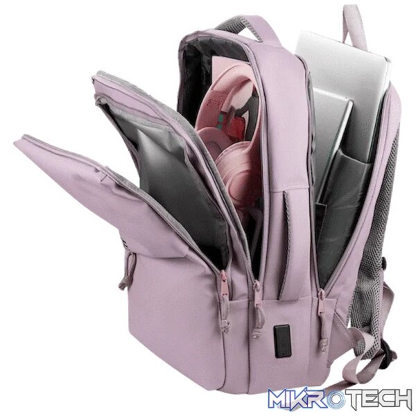 Volkano Under-Seat Traveller Backpack Pastel Pink - Image 5