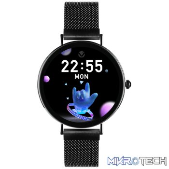 Volkano Valencia Series Ladies Smart Watch - Black