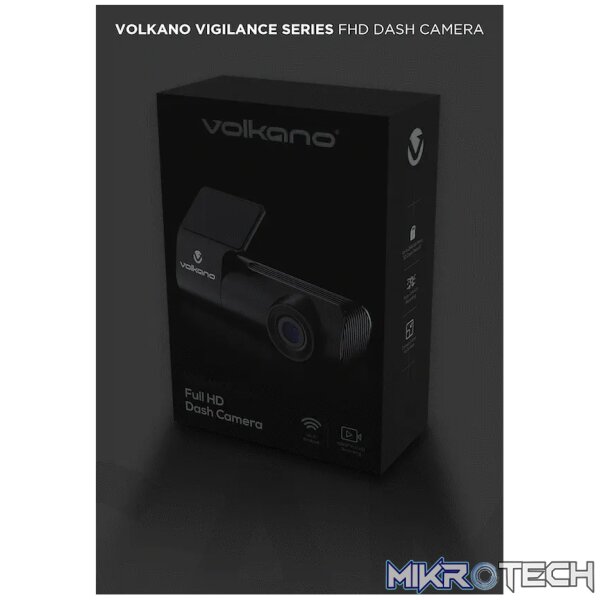 Volkano Vigilance Series FHD Dash Camera - Black - Image 6