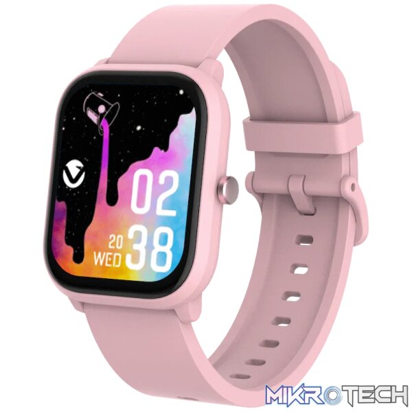 Volkano Vivo Series Kids Smart Watch - Pastel Pink - Image 2