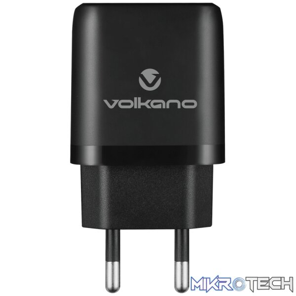 Volkano Volt-C Series Dual USB and USB-C Wall Charger with USB to USB-C Cable Included - Image 2