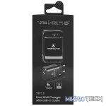 Volkano Volt-C Series Dual USB and USB-C Wall Charger with USB to USB-C Cable Included - Image 6