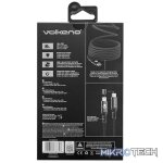 Volkano Weave Series 60w Magnetic Type-C Cable - Black - Image 4