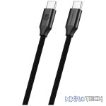 Volkano Weave Series Type-C to Type-C Cable 3m 60w - Black - Image 2