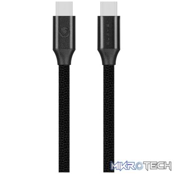 Volkano Weave Series Type-C to Type-C Cable 3m 60w - Black