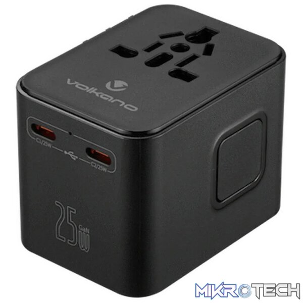 Volkano Worldwide Series Travel Adapter PD 25w + QC - Image 5