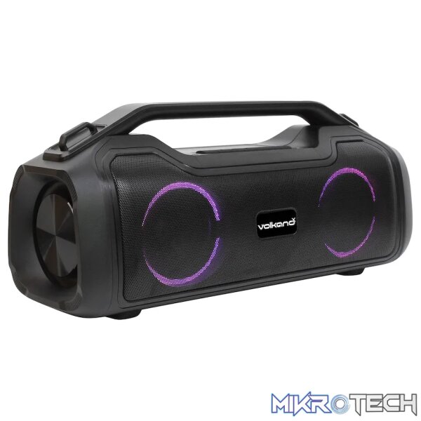 VolkanoX Adder Series Bluetooth Speaker - Black - Image 3