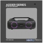 VolkanoX Adder Series Bluetooth Speaker - Black - Image 7