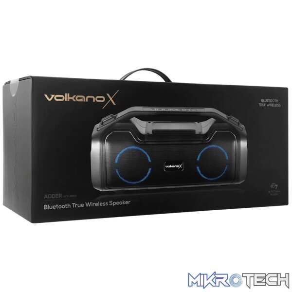 VolkanoX Adder Series Bluetooth Speaker - Black - Image 10