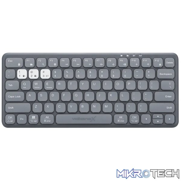 VolkanoX Blaze Bluetooth Wireless Keyboard and Mouse Combo - Graphite - Image 2