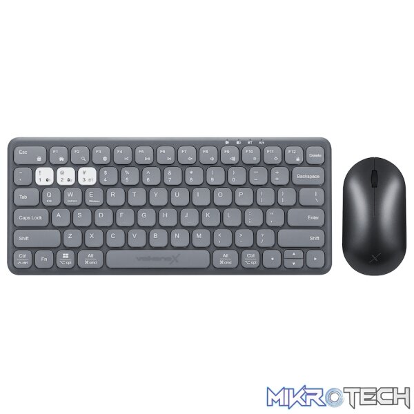 VolkanoX Blaze Bluetooth Wireless Keyboard and Mouse Combo - Graphite VolkanoX Blaze Bluetooth Wireless Keyboard and Mouse Combo - Graphite