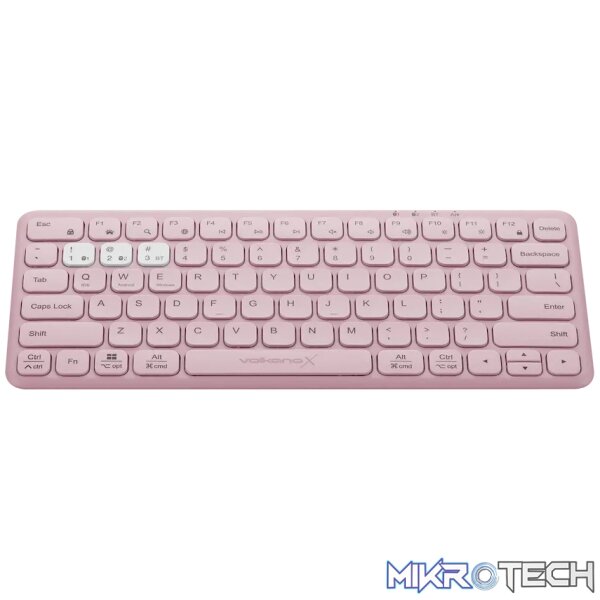 VolkanoX Blaze Bluetooth Wireless Keyboard and Mouse Combo - Rose - Image 12