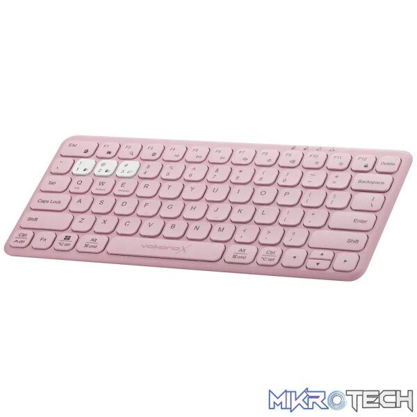 VolkanoX Blaze Bluetooth Wireless Keyboard and Mouse Combo - Rose - Image 14