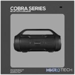 VolkanoX Cobra Series Bluetooth Speaker - Black - Image 3