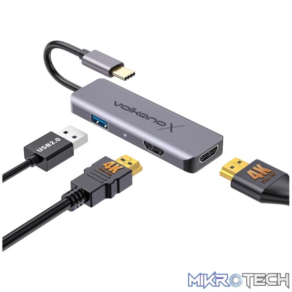 VolkanoX Core Duo HDMI Type-C to Dual HDMI Adaptor - Image 10