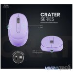 VolkanoX Crater Bluetooth Wireless Mouse - Purple - Image 11
