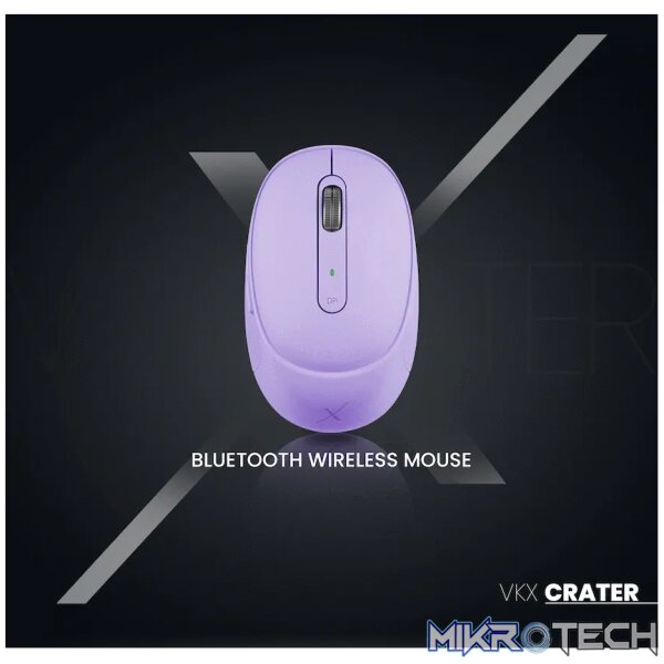 VolkanoX Crater Bluetooth Wireless Mouse - Purple - Image 9