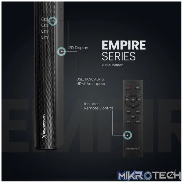 VolkanoX Empire 2.1 Soundbar - Image 11