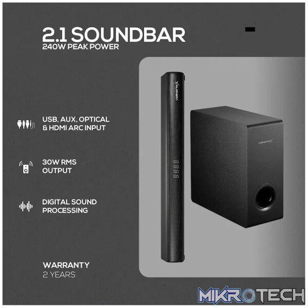 VolkanoX Empire 2.1 Soundbar - Image 5
