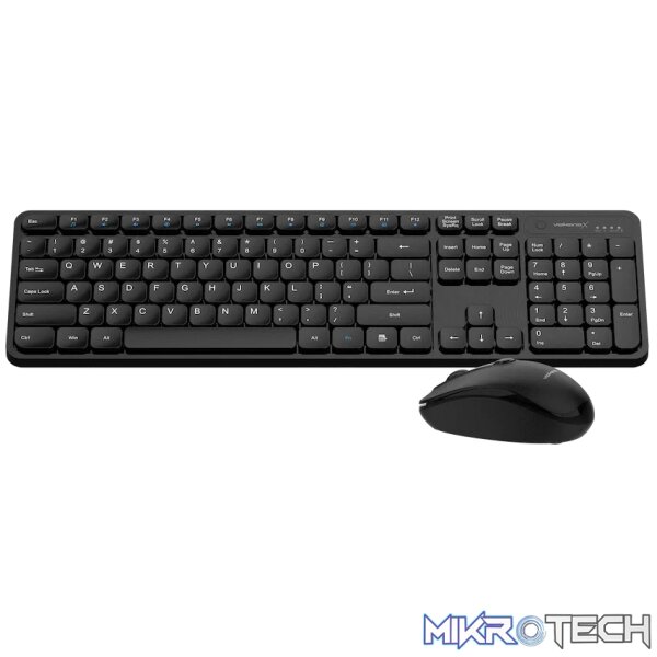 VolkanoX Garnet Bluetooth Wireless Keyboard and Mouse Combo - Black - Image 5