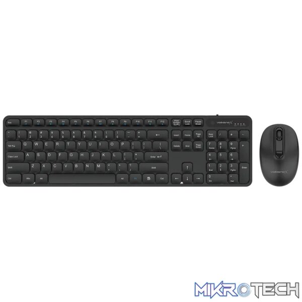 VolkanoX Garnet Bluetooth Wireless Keyboard and Mouse Combo - Black VolkanoX Garnet Bluetooth Wireless Keyboard and Mouse Combo - Black