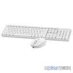 VolkanoX Garnet Bluetooth Wireless Keyboard and Mouse Combo - White - Image 2