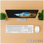 VolkanoX Garnet Bluetooth Wireless Keyboard and Mouse Combo - White - Image 11