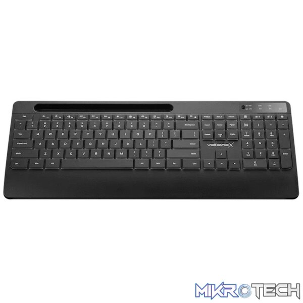 VolkanoX Gem Bluetooth Wireless Keyboard and Mouse - Black - Image 7