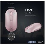 VolkanoX Lava Bluetooth Wireless Mouse - Rose - Image 10