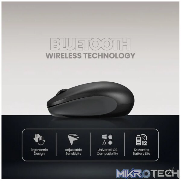 VolkanoX Magma Bluetooth Wireless Mouse - Graphite - Image 9