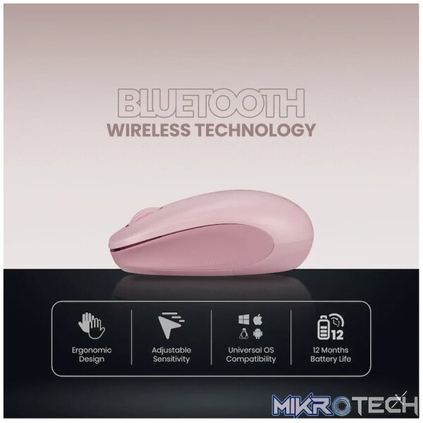 VolkanoX Magma Bluetooth Wireless Mouse - Rose - Image 9