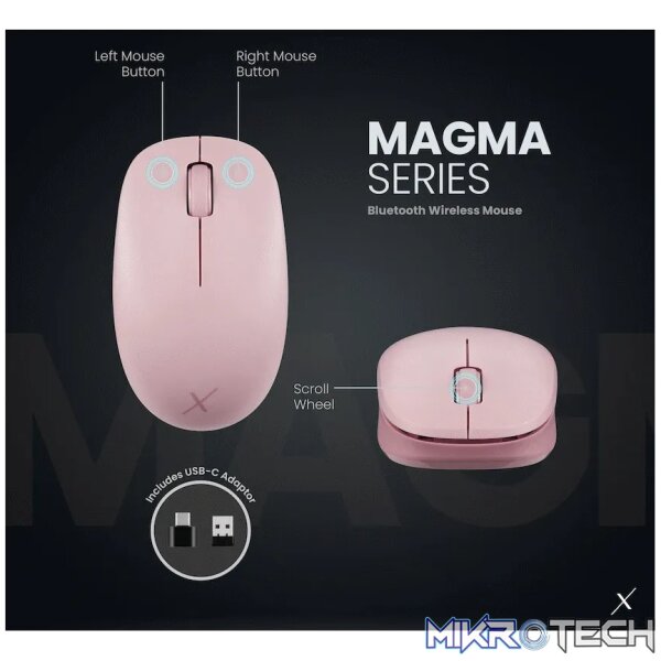 VolkanoX Magma Bluetooth Wireless Mouse - Rose - Image 10