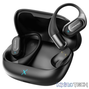 VolkanoX O300 Air Conduction OWS Earphones - Black