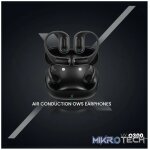 VolkanoX O300 Air Conduction OWS Earphones - Black - Image 5