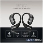 VolkanoX O300 Air Conduction OWS Earphones - Black - Image 7