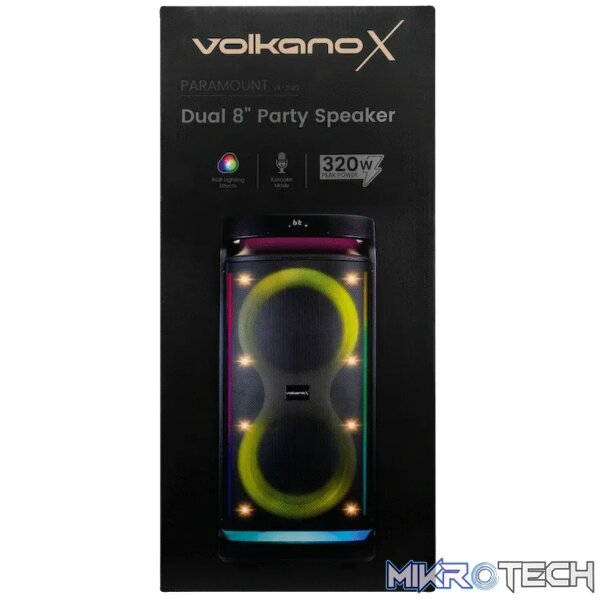 VolkanoX Paramount Series 8 inch Bluetooth Party Speaker - 80w - Image 13