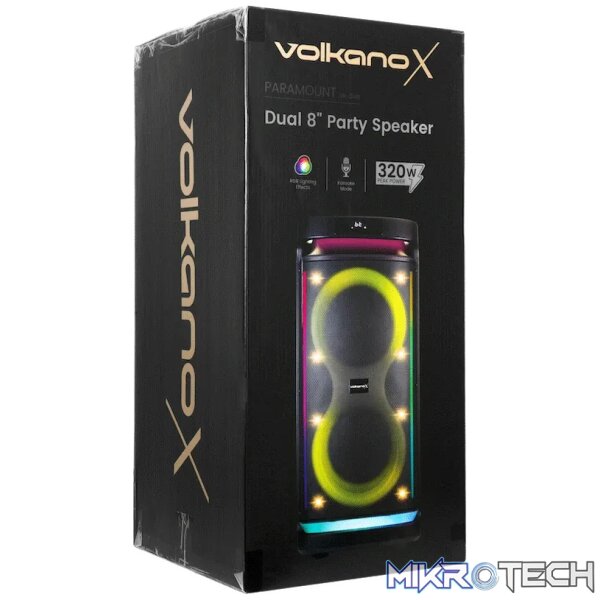 VolkanoX Paramount Series 8 inch Bluetooth Party Speaker - 80w - Image 14