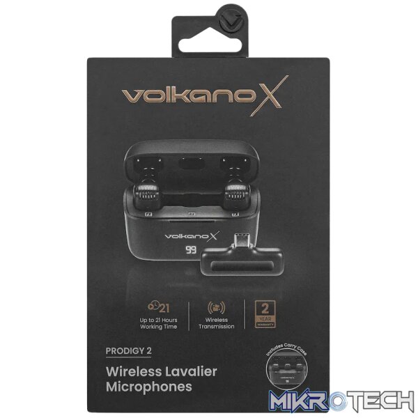 VolkanoX Prodigy 2 Series Wireless Lavalier Microphone - Image 7