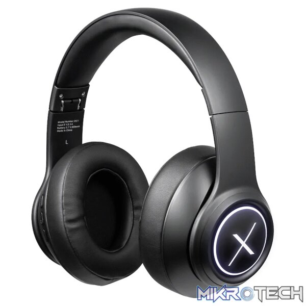 VolkanoX Quasar Series Bluetooth Headphones - Black - Image 3