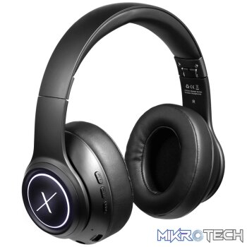 VolkanoX Quasar Series Bluetooth Headphones - Black