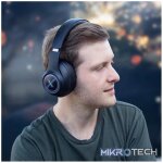 VolkanoX Quasar Series Bluetooth Headphones - Black - Image 6