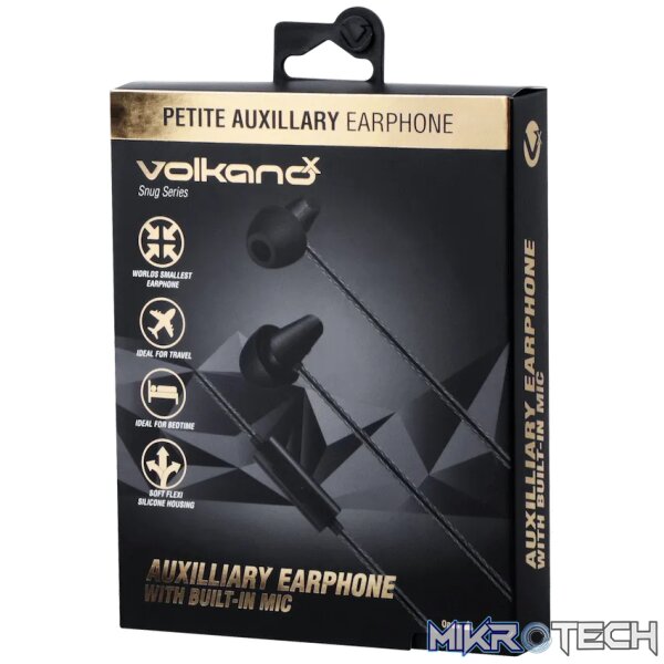 VolkanoX Snug Series Aux Earphones with Stereo Adapter - Image 2
