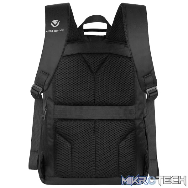 VolkanoX Sphere 15.6 inchLaptop Backpack Black. - Image 2